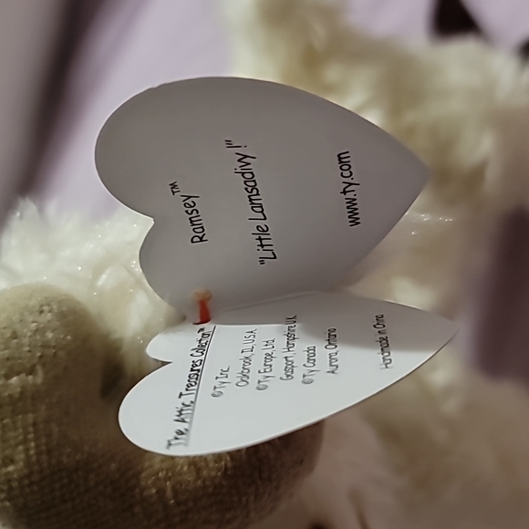 Ramsey The Ram Plush Animal from Ty - Picture 3 of 6